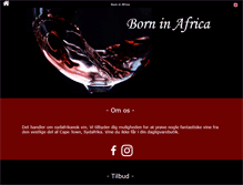 Tablet Screenshot of borninafrica.dk